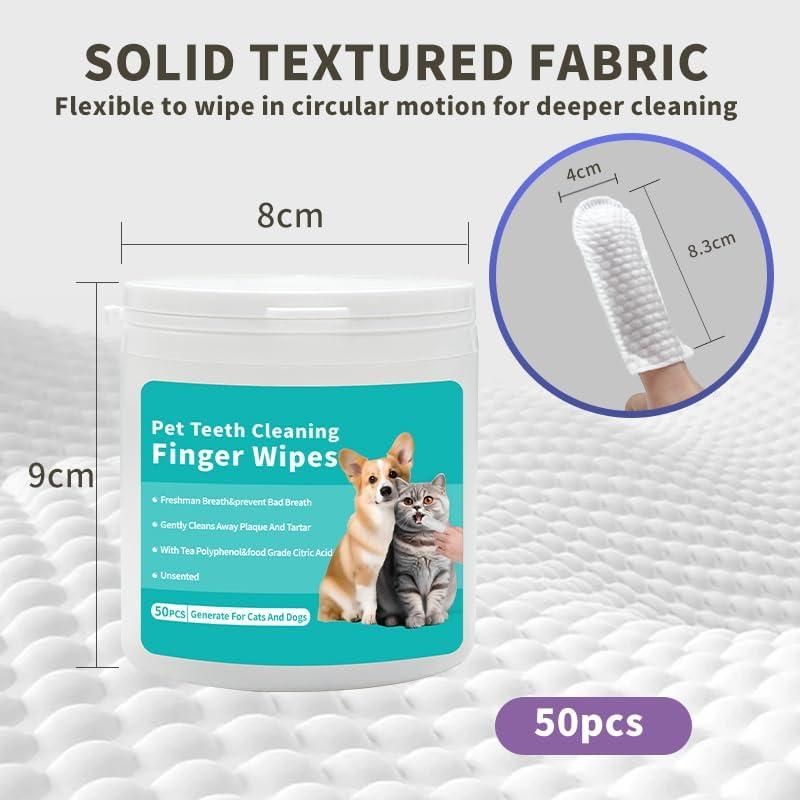 Disposable Fresh Breath Wipes for Pets