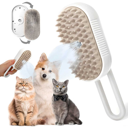 3‑in‑1 Pet Steam Comb