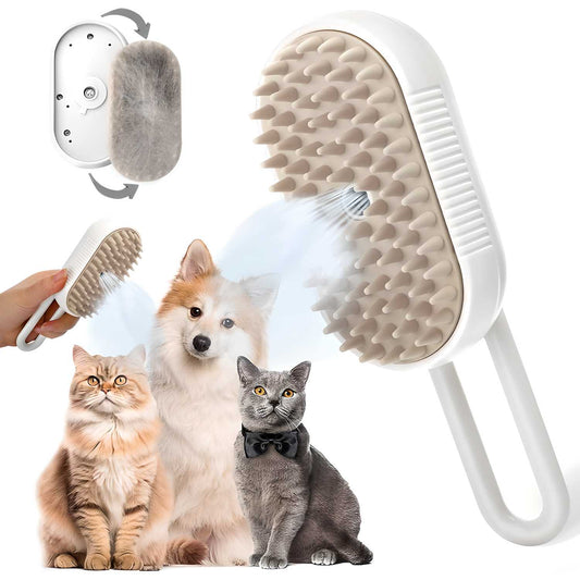 3‑in‑1 Pet Steam Comb