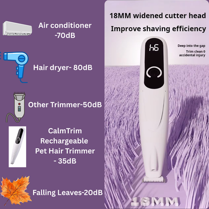CalmTrim Rechargeable Pet Hair Trimmer