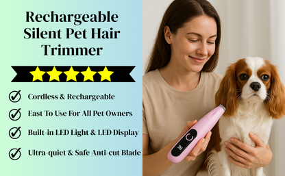 CalmTrim Rechargeable Pet Hair Trimmer